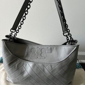 Tory Burch Gray Alexa Tote